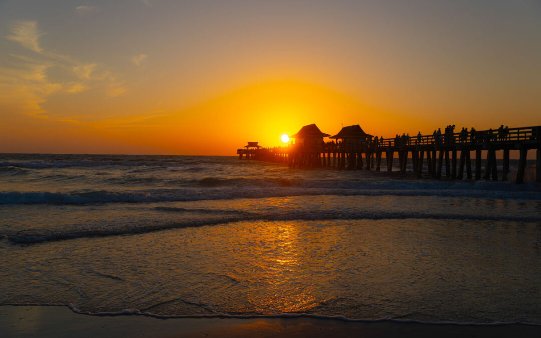 Sunset at Naples Pier